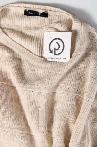 Γυναικείο πουλόβερ Trendyol, Μέγεθος L, Χρώμα  Μπέζ, Τιμή 7,61 €