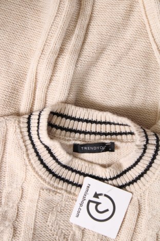 Дамски пуловер Trendyol, Размер M, Цвят Екрю, Цена 8,20 лв.