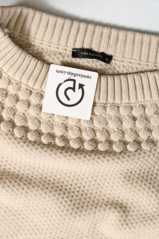 Дамски пуловер Trendyol, Размер S, Цвят Сив, Цена 16,40 лв.