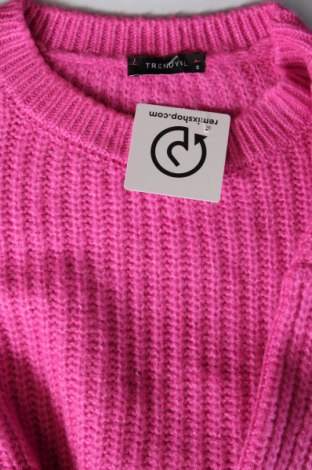 Дамски пуловер Trendyol, Размер S, Цвят Лилав, Цена 12,30 лв.
