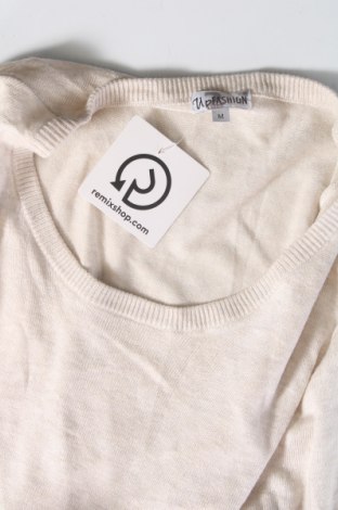 Γυναικείο πουλόβερ Up 2 Fashion, Μέγεθος M, Χρώμα  Μπέζ, Τιμή 17,94 €