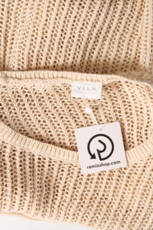Дамски пуловер VILA, Размер L, Цвят Бежов, Цена 6,48 лв.