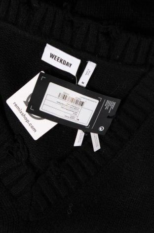 Дамски пуловер Weekday, Размер M, Цвят Черен, Цена 16,80 лв.