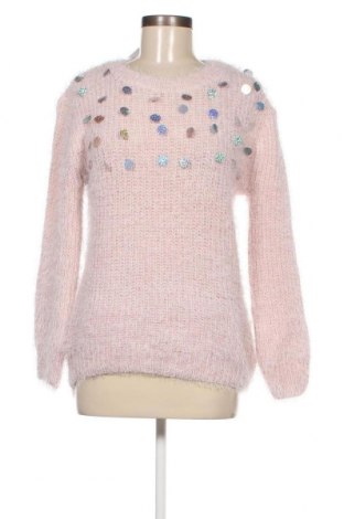Дамски пуловер Wild Flower, Размер M, Цвят Розов, Цена 29,00 лв.