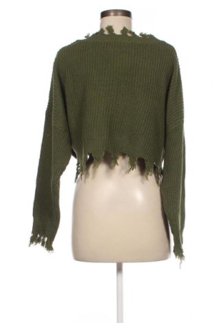 Дамски пуловер Zaful, Размер M, Цвят Зелен, Цена 11,50 лв.