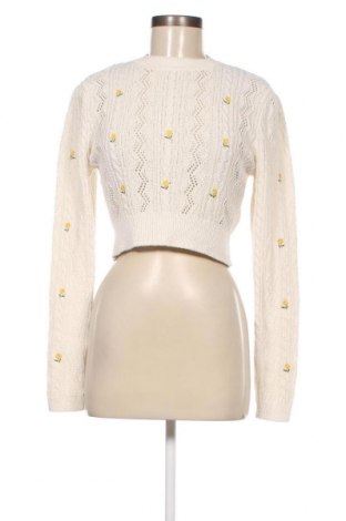 Damenpullover Zara, Größe M, Farbe Weiß, Preis 18,79 €