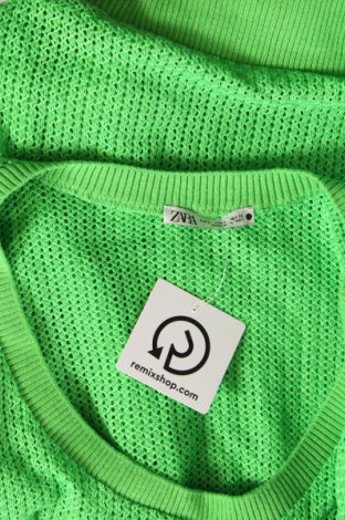 Γυναικείο πουλόβερ Zara, Μέγεθος S, Χρώμα Πράσινο, Τιμή 3,34 €