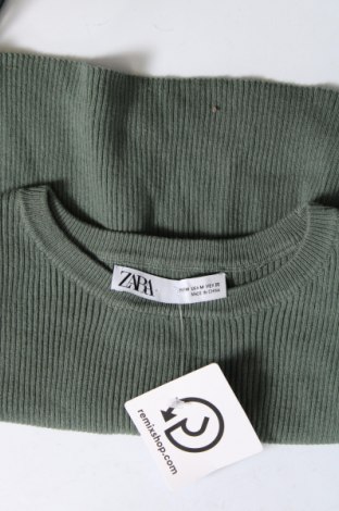 Damenpullover Zara, Größe M, Farbe Grün, Preis 18,79 €