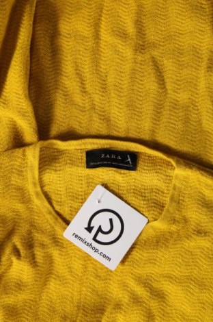 Damenpullover Zara, Größe M, Farbe Gelb, Preis 5,54 €