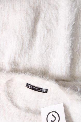 Γυναικείο πουλόβερ Zara, Μέγεθος L, Χρώμα Λευκό, Τιμή 16,70 €