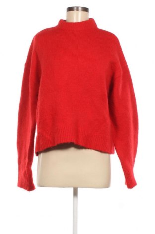 Дамски пуловер Zara, Размер L, Цвят Червен, Цена 27,00 лв.