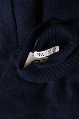 Дамски пуловер Zara, Размер S, Цвят Син, Цена 12,15 лв.