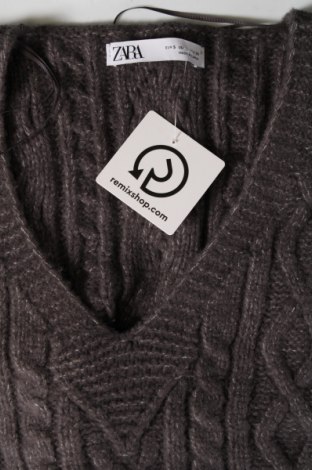 Pulover de femei Zara, Mărime S, Culoare Gri, Preț 26,65 Lei