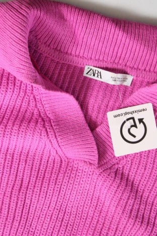 Dámský svetr Zara, Velikost M, Barva Růžová, Cena  224,00 Kč
