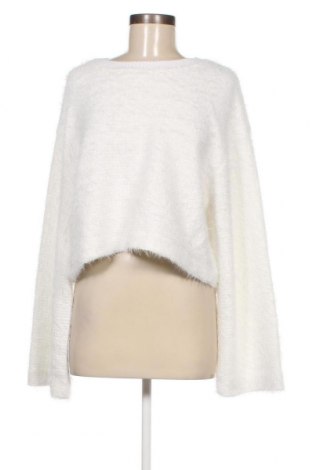 Дамски пуловер Zara, Размер L, Цвят Бял, Цена 13,50 лв.