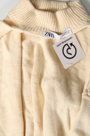 Pulover de femei Zara, Mărime M, Culoare Ecru, Preț 29,31 Lei