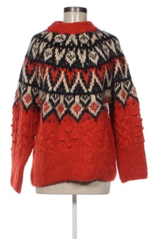 Дамски пуловер Zara, Размер M, Цвят Многоцветен, Цена 14,04 лв.