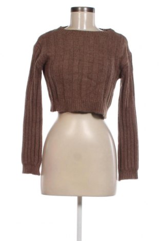 Дамски пуловер Zara, Размер S, Цвят Кафяв, Цена 7,02 лв.