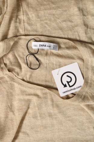 Pulover de femei Zara Knitwear, Mărime XL, Culoare Bej, Preț 44,41 Lei