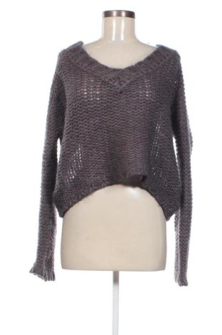 Дамски пуловер Zara Knitwear, Размер M, Цвят Сив, Цена 13,50 лв.