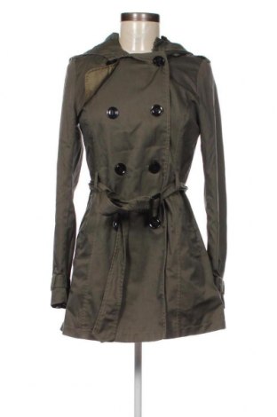 Damen Trenchcoat H&M Divided, Größe S, Farbe Grün, Preis 7,83 €
