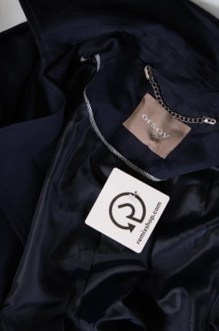 Damen Trenchcoat Orsay, Größe L, Farbe Blau, Preis 27,14 €