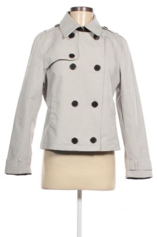 Damen Trenchcoat Superdry, Größe L, Farbe Grau, Preis 69,31 €