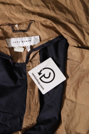 Damen Trenchcoat Zara, Größe S, Farbe Braun, Preis 5,74 €