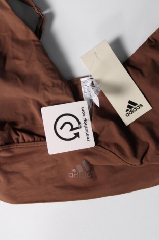 Γυναίκειο αθλητικό τοπ Adidas, Μέγεθος M, Χρώμα Καφέ, Τιμή 39,69 €
