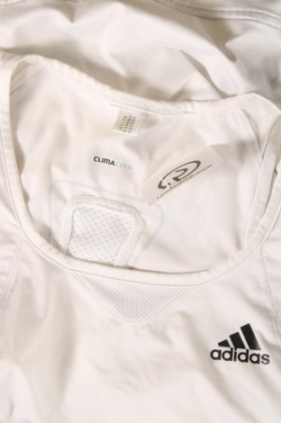 Γυναίκειο αθλητικό τοπ Adidas, Μέγεθος S, Χρώμα Λευκό, Τιμή 17,80 €