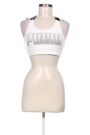 Дамски спортен топ PUMA, Размер M, Цвят Бял, Цена 20,46 лв.