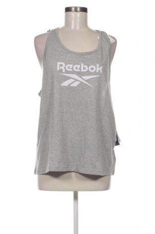 Γυναίκειο αθλητικό τοπ Reebok, Μέγεθος XL, Χρώμα Γκρί, Τιμή 11,11 €