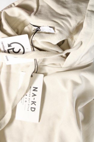 Γυναικείο φούτερ NA-KD, Μέγεθος XXL, Χρώμα  Μπέζ, Τιμή 24,93 €