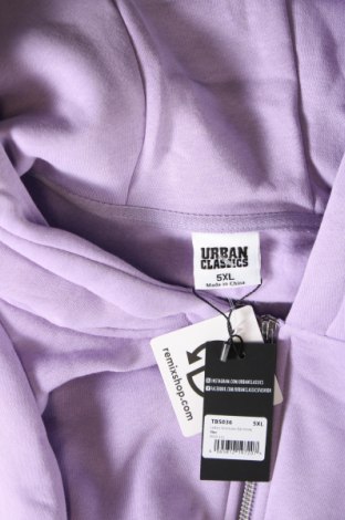 Γυναικείο φούτερ Urban Classics, Μέγεθος 5XL, Χρώμα Βιολετί, Τιμή 9,92 €