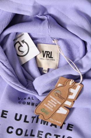 Γυναικείο φούτερ Viral Vibes, Μέγεθος XS, Χρώμα Βιολετί, Τιμή 15,82 €