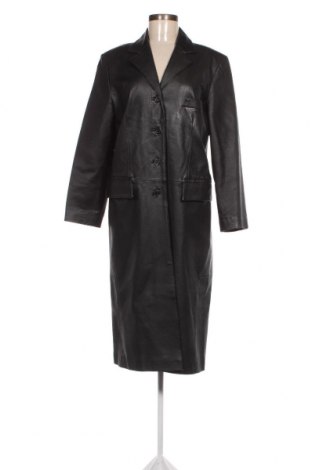 Δερμάτινο γυναικείο παλτό, Μέγεθος XXL, Χρώμα Μαύρο, Τιμή 65,52 €