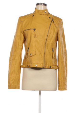 Damen Lederjacke, Größe L, Farbe Gelb, Preis € 28,99
