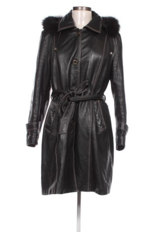 Γυναικείο δερμάτινο μπουφάν, Μέγεθος XL, Χρώμα Μαύρο, Τιμή 54,73 €