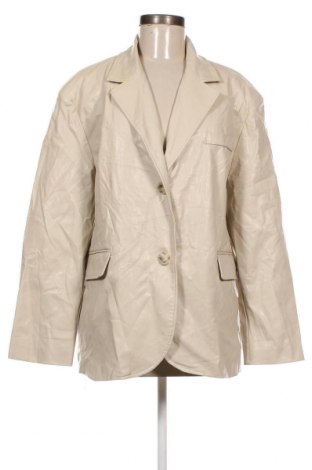 Dámska kožená bunda , Veľkosť L, Farba Béžová, Cena  23,61 €
