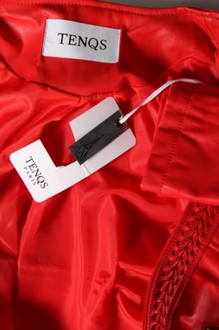 Γυναικείο δερμάτινο μπουφάν, Μέγεθος L, Χρώμα Κόκκινο, Τιμή 40,00 €