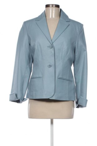 Damen Lederjacke, Größe M, Farbe Blau, Preis € 25,05