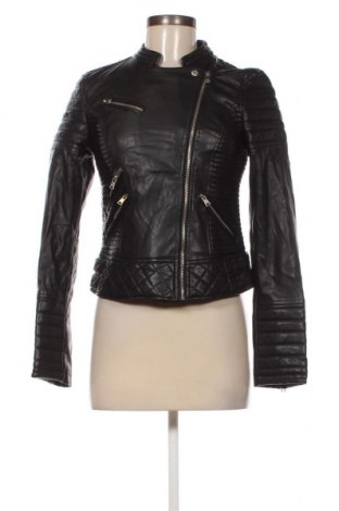 Dámska kožená bunda  Amisu, Veľkosť S, Farba Čierna, Cena  23,61 €
