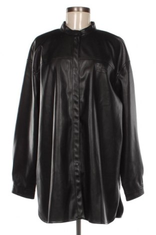 Γυναικείο δερμάτινο μπουφάν Armani Exchange, Μέγεθος XL, Χρώμα Μαύρο, Τιμή 113,04 €