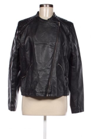 Γυναικείο δερμάτινο μπουφάν Atmosphere, Μέγεθος XL, Χρώμα Μαύρο, Τιμή 25,76 €