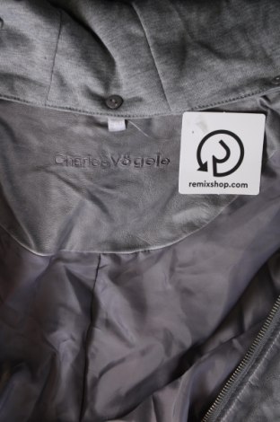 Dámska kožená bunda  Charles Vogele, Veľkosť M, Farba Sivá, Cena  6,95 €