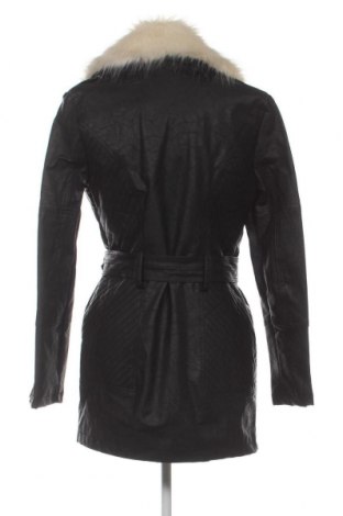 Γυναικείο δερμάτινο μπουφάν F&F, Μέγεθος M, Χρώμα Μαύρο, Τιμή 17,00 €