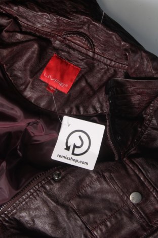 Dámska kožená bunda  Livre, Veľkosť M, Farba Červená, Cena  6,95 €