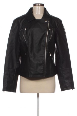 Γυναικείο δερμάτινο μπουφάν ONLY, Μέγεθος XL, Χρώμα Μαύρο, Τιμή 40,75 €