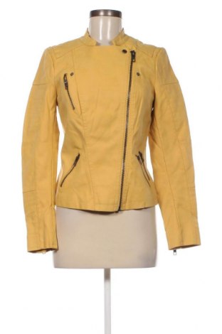 Γυναικείο δερμάτινο μπουφάν ONLY, Μέγεθος S, Χρώμα Κίτρινο, Τιμή 28,76 €