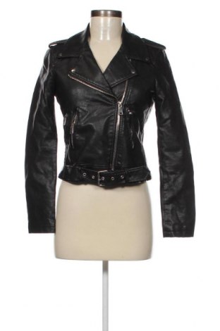 Dámska kožená bunda  Pimkie, Veľkosť S, Farba Čierna, Cena  23,61 €